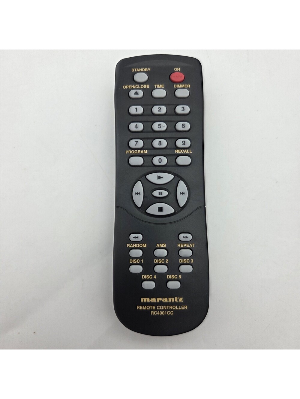 Genuine Marantz RC4001CC Remote for CC4001 CC4001/U1B 5-Disc CD Changer - Tested